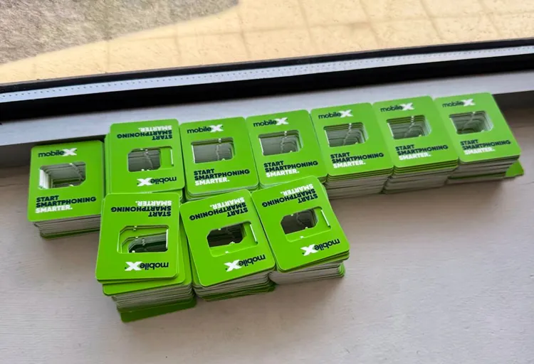 大量SIM卡被用來當犯罪工具。美聯社