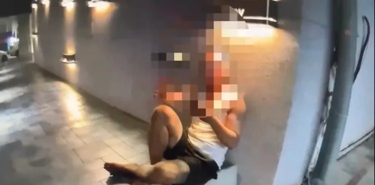 張男嗆聲要砸店，反而被王姓友人狠揍，卻不敢提告傷害，最後兩人都被依社維法裁處。翻攝照片