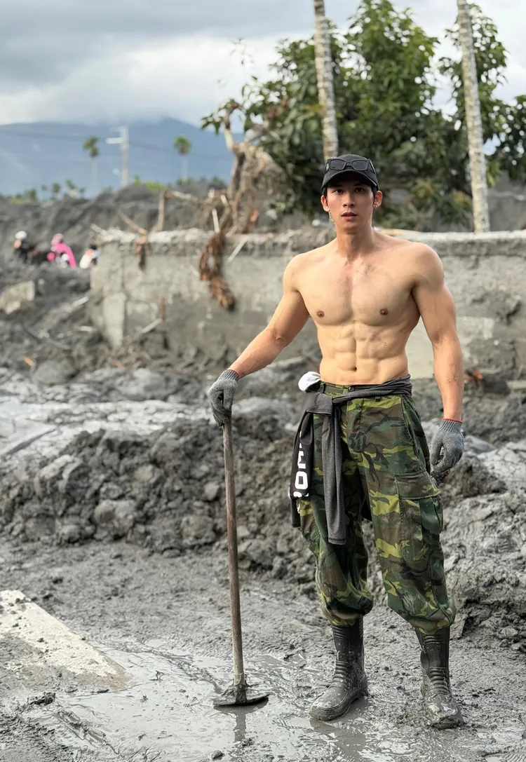 李振瑋信守諾言，讓災民超感動。翻攝IG