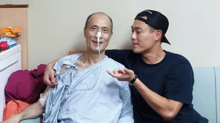 楊祐寧陪伴爸爸度過人生最後時光。翻攝Brenda IG