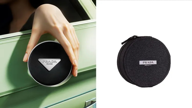 周年慶期間凡消費氣墊粉餅或補充蕊芯任二品項，滿5000元贈「PRADA 精品尼龍氣墊收納包」。品牌提供