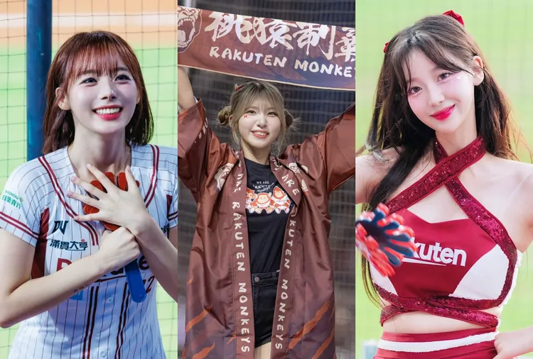 乐天三本柱。乐天桃猿提供