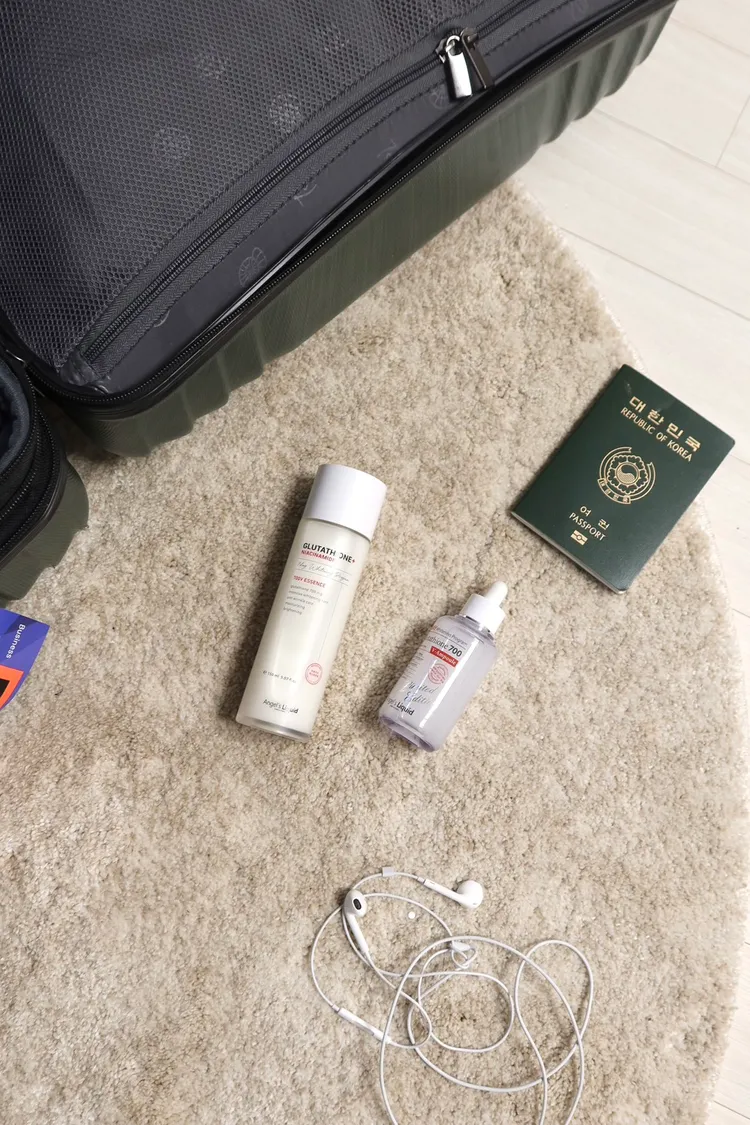 裴智妍出國必帶Angel’s Liquid保養品。品牌提供