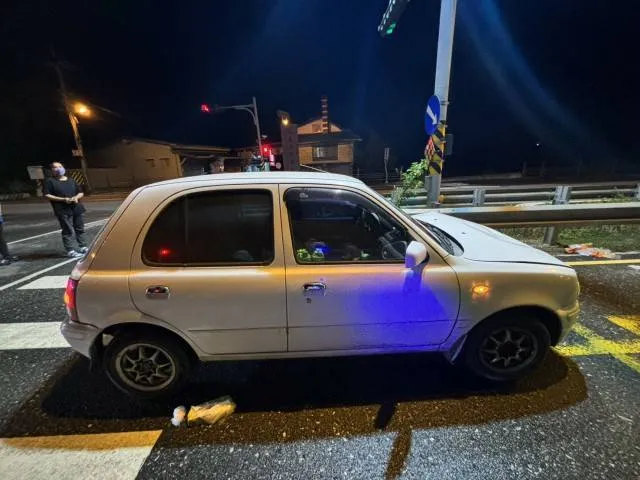 肇事的汽车。警方提供