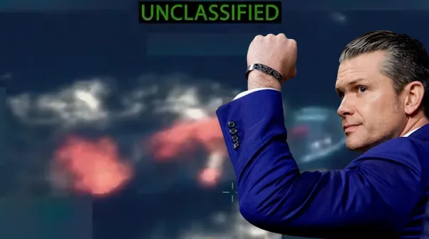 美国国防部长赫格塞斯下令击沉4艘疑似贩毒船。翻摄X@Pete Hegseth