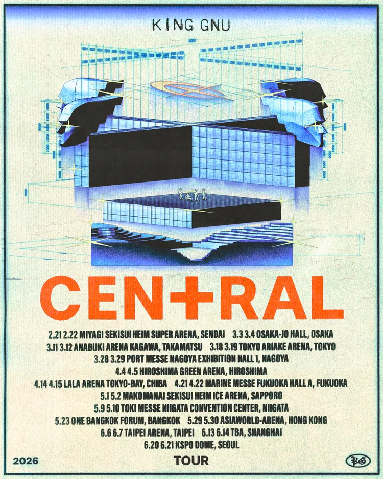 King Gnu今宣布2026年新巡演場次。好玩國際提供