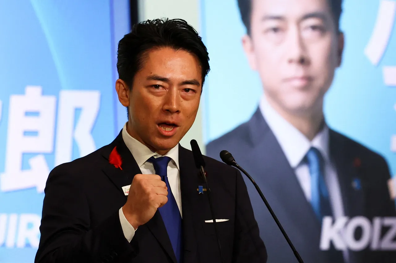 小泉進次郎外貌亮眼,又有首相父親加持,但仍在總裁選舉中落敗。路透社