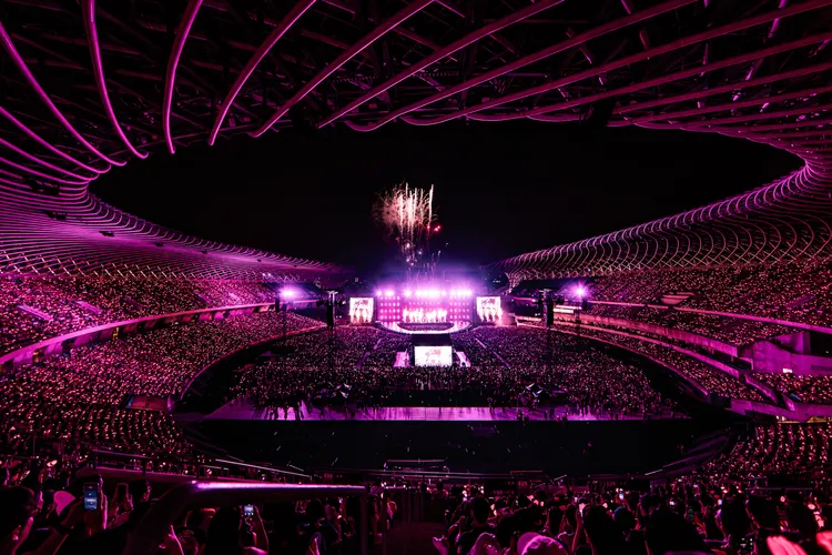 BLACKPINK世運開唱，吸引5萬多人進場。Live Nation Taiwan提供