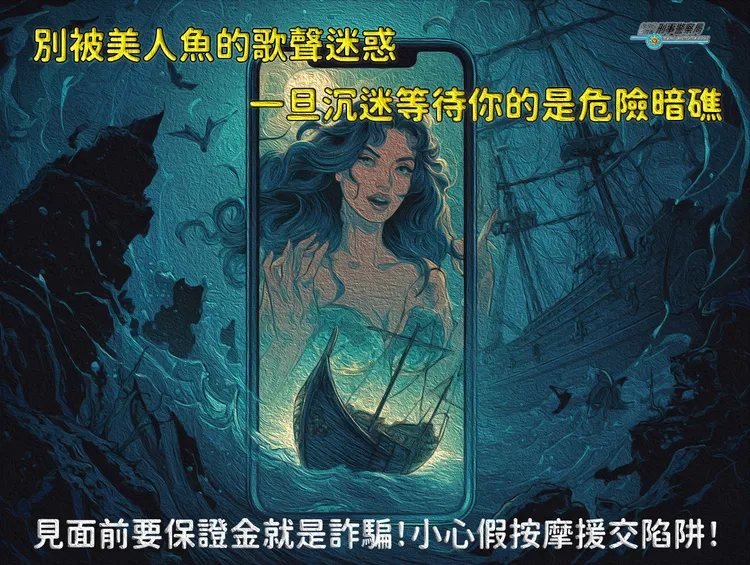 刑事局指出，今年上半年假情色按摩詐騙案件共5,620件，其中最高財損金額高達200多萬元。警方提供