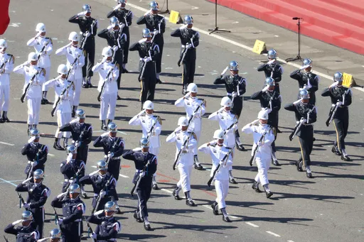 國慶大典登場 三軍儀隊奏12強「奪冠應援曲」獲滿堂喝彩