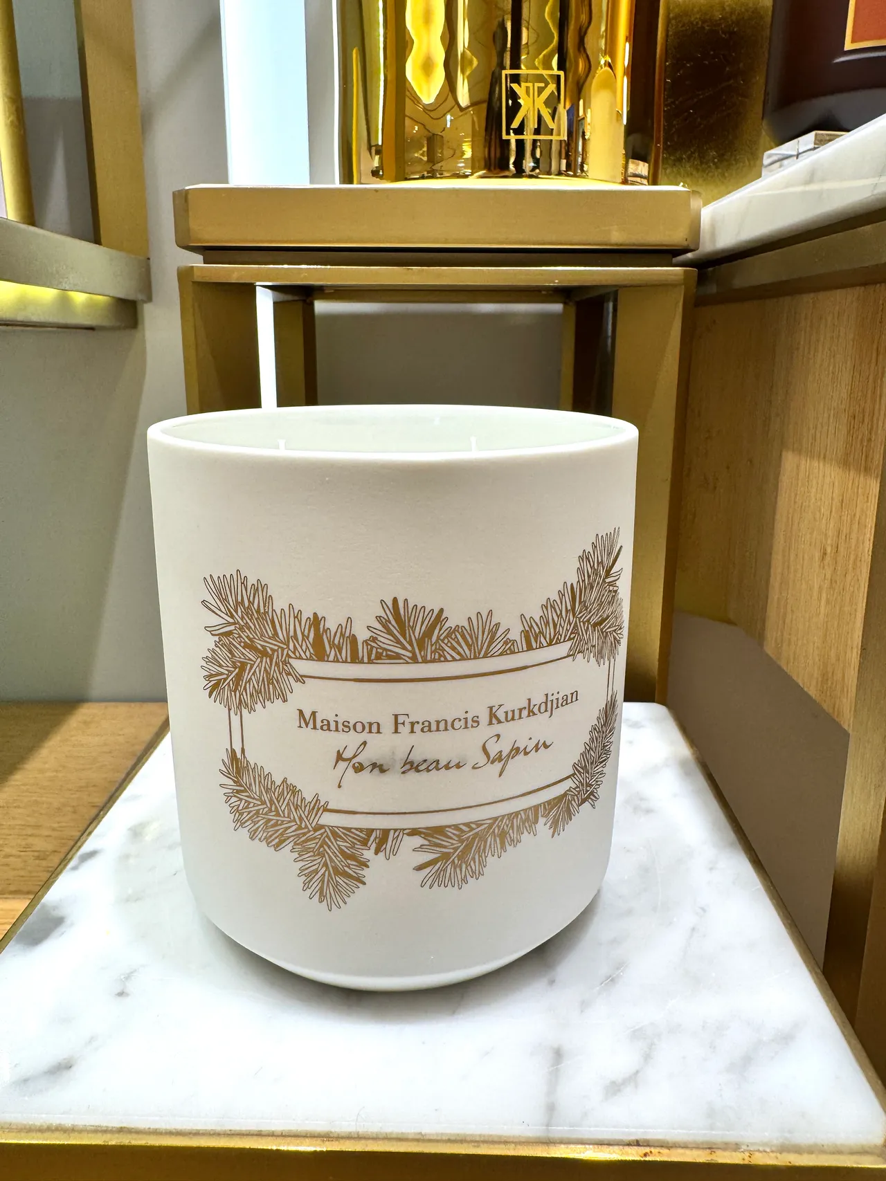 MFK 2024限量耶诞冷杉蜡烛,750g/1万2400元。张家玲摄