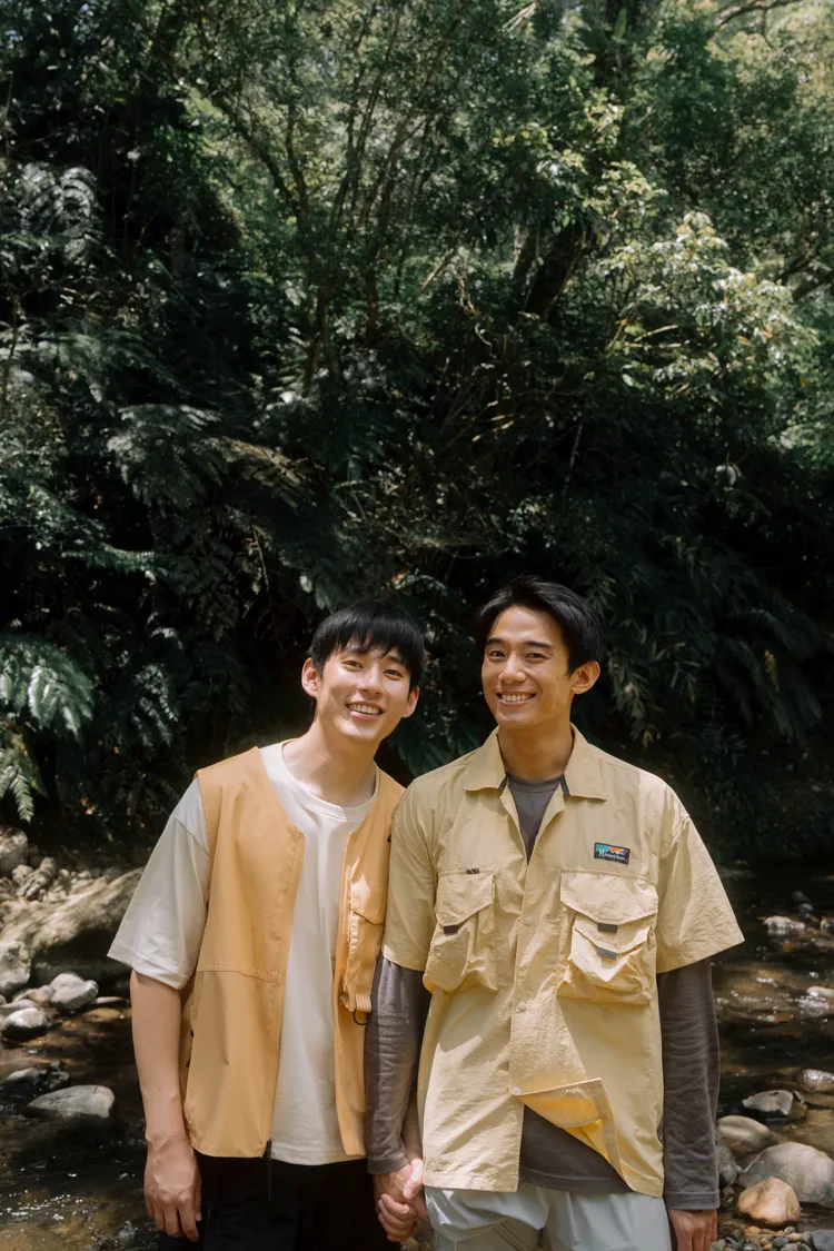 初孟軒（右）和徐鈞浩組成「尼泥CP」。公視+提供