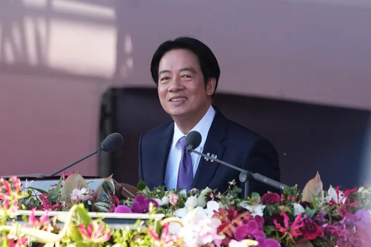 总统赖清德114年国庆大会致词。翻摄赖清德脸书