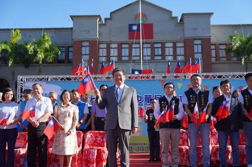 竹县国庆升旗典礼 杨文科:以民之利而利之、持续打造有感施政