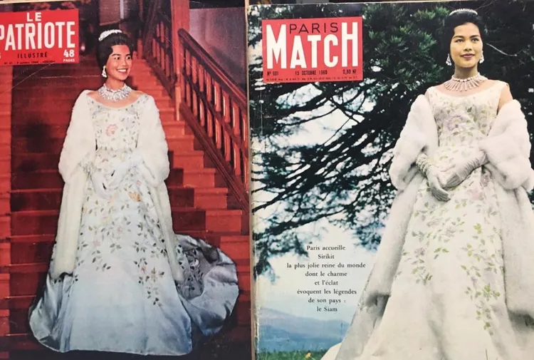 詩麗吉1960年代出訪時雍容又脫俗的模樣驚豔國際，照片登上法國雜誌封面。
