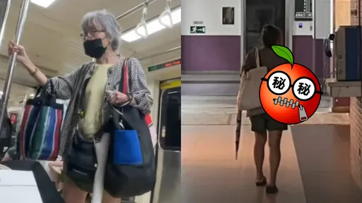 提袋好眼熟!Fumi阿姨惊「猜猜谁来了」 竟是北捷嬷现身台大