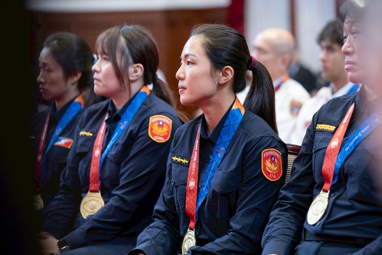 歷屆最好成績!世界警消運動會奪74金 賴清德讚:台灣尚勇