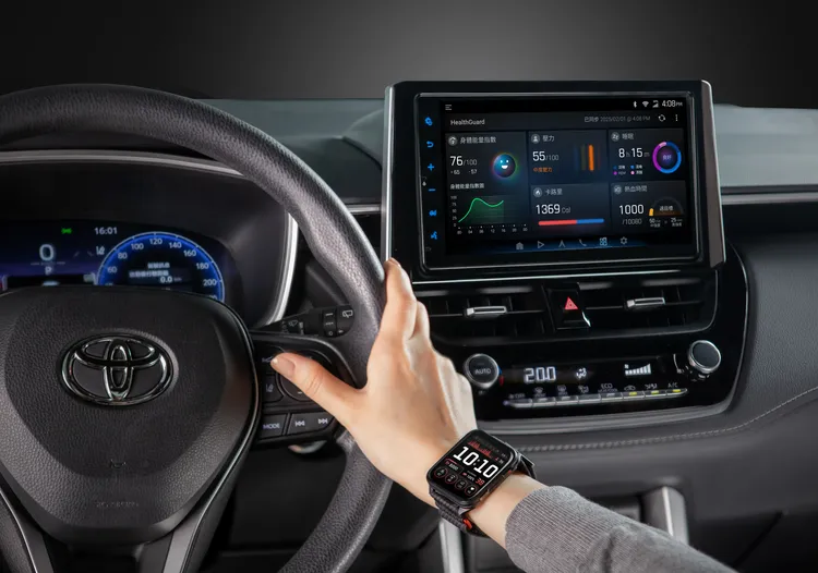 TOYOTA Drive⁺ Link跨界攜手智慧穿戴品牌GARMIN，導入健康守護功能（HealthGuard）。業者提供