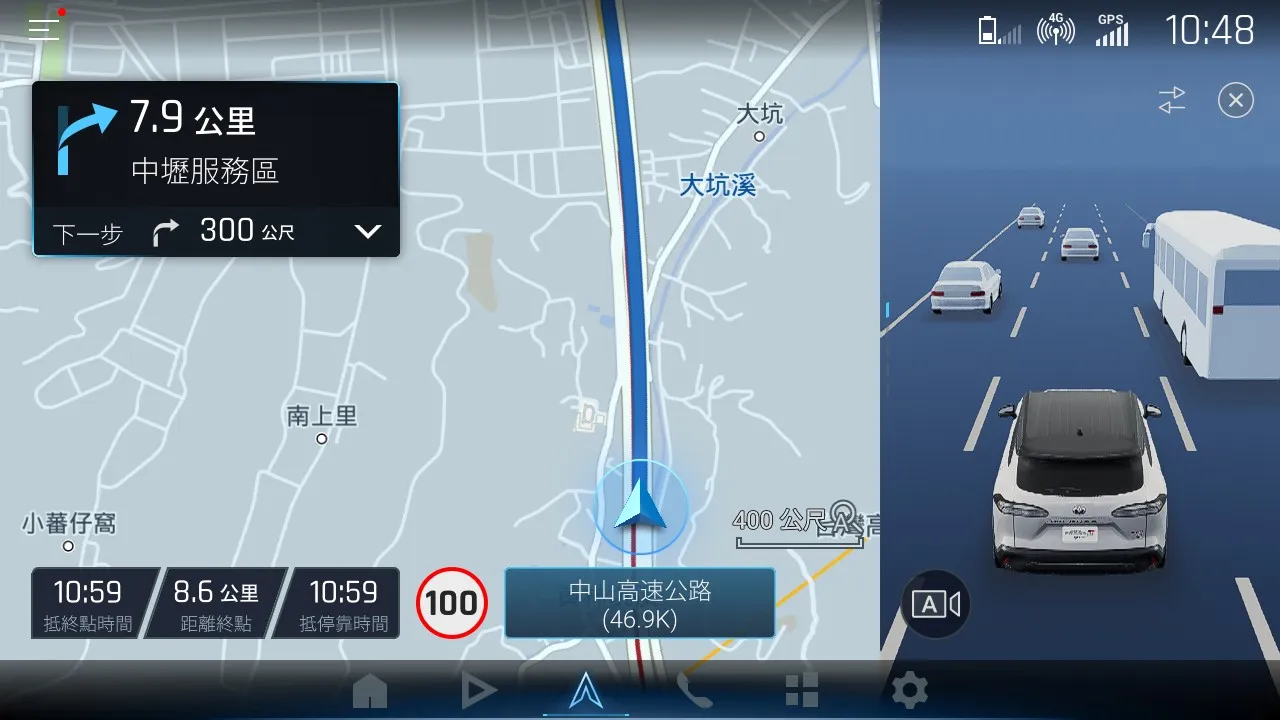 Drive⁺ Link全新升级的3D视觉路况功能,会即时建构实际道路情境,为驾驶带来更具临场感的导航体验。业者提供