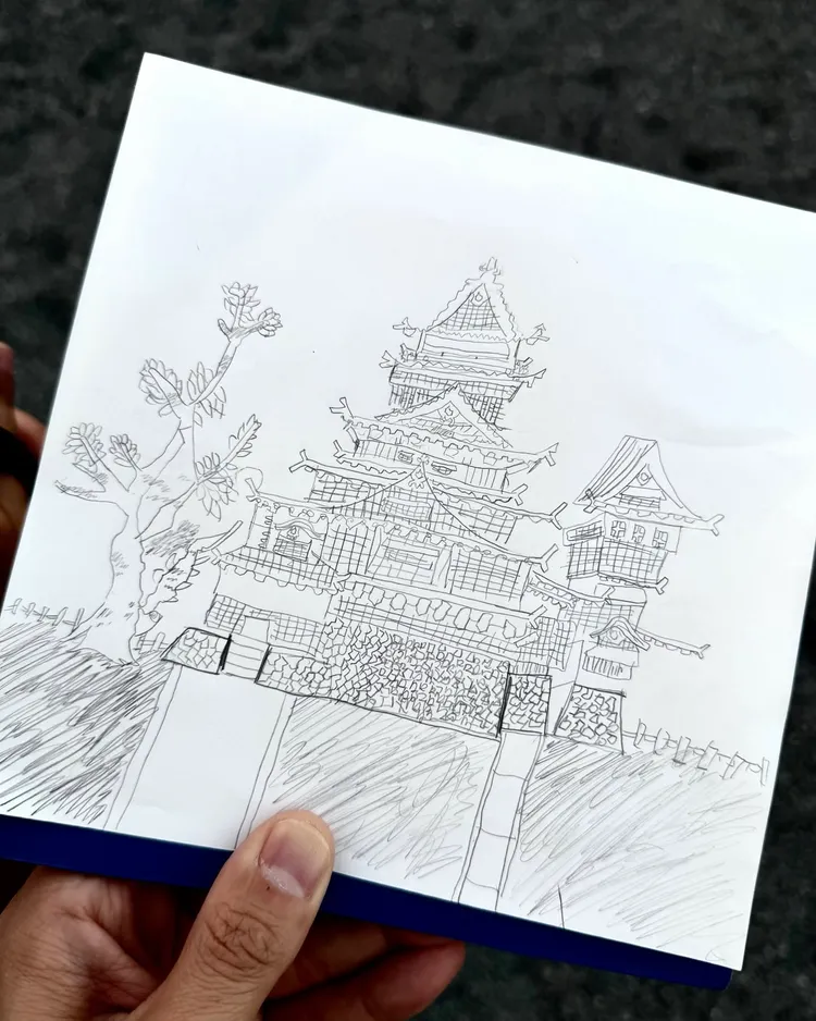 蔡桃貴畫作吸引11萬個讚。翻攝蔡阿嘎Threads