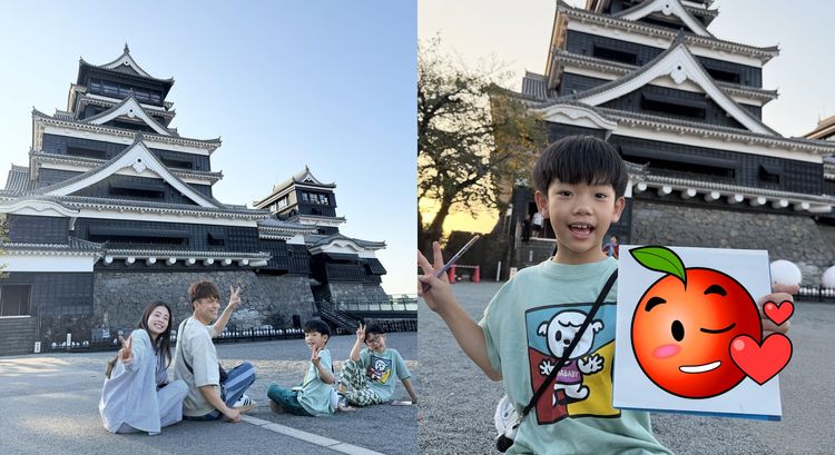 蔡阿嘎7歲兒「20分鐘素描熊本城」 13萬人狂讚:太強了