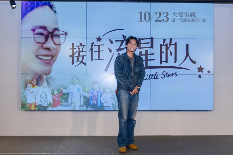 謝展榮吐沒辦法有經紀人原因。大愛提供