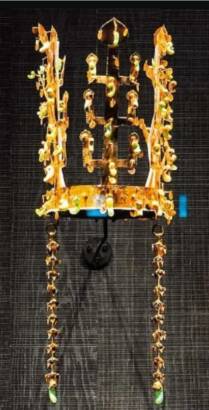 新羅金冠是南韓珍貴古物。翻攝《朝鮮日報》