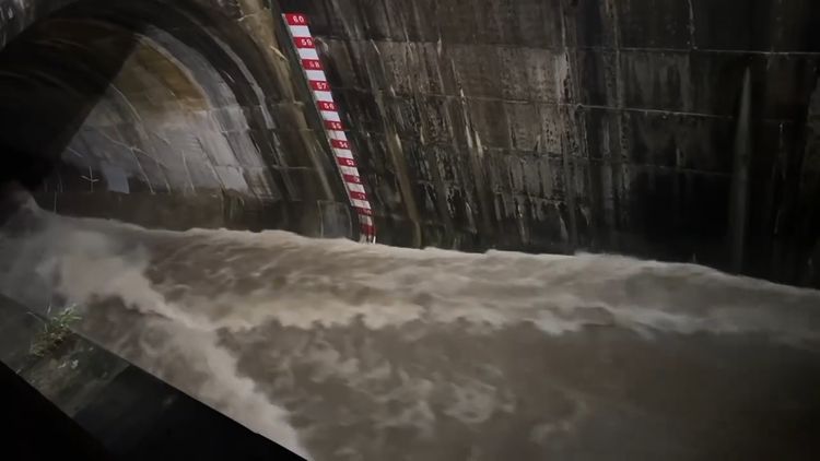 豪雨炸北部！員山子分洪道今年首啟動　民眾讚：汐止不再泡水