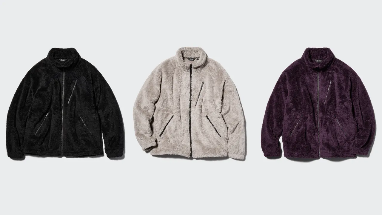 UNIQLO and NEEDLES 2025秋冬系列刷毛外套,各1490元。品牌提供