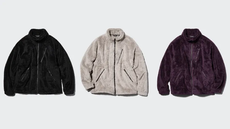UNIQLO and NEEDLES 2025秋冬系列刷毛外套，各1490元。品牌提供