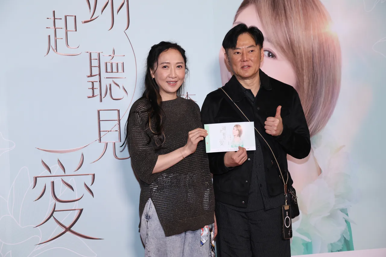 阳帆夫妇到场聆听。彭欣伟摄