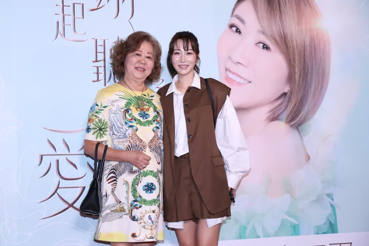 曾莞婷到場聆聽。彭欣偉攝