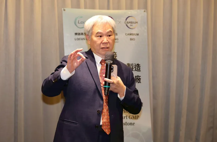 正揚生醫董事長曾育弘認為樂迦×Cambium×正揚國際強強聯手，最直接好處就是降低成本，讓更多患者受惠。莊宗達攝