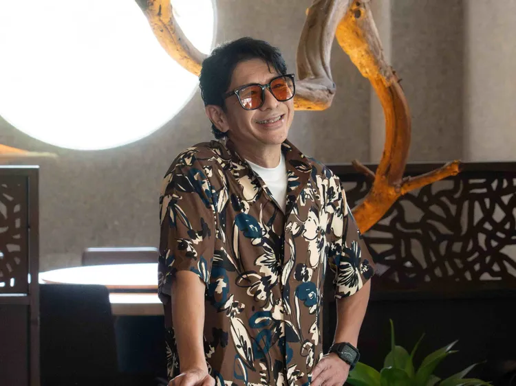 王瑞霞曝料看見荒山亮另一面，他笑稱是突破。東森綜合台提供