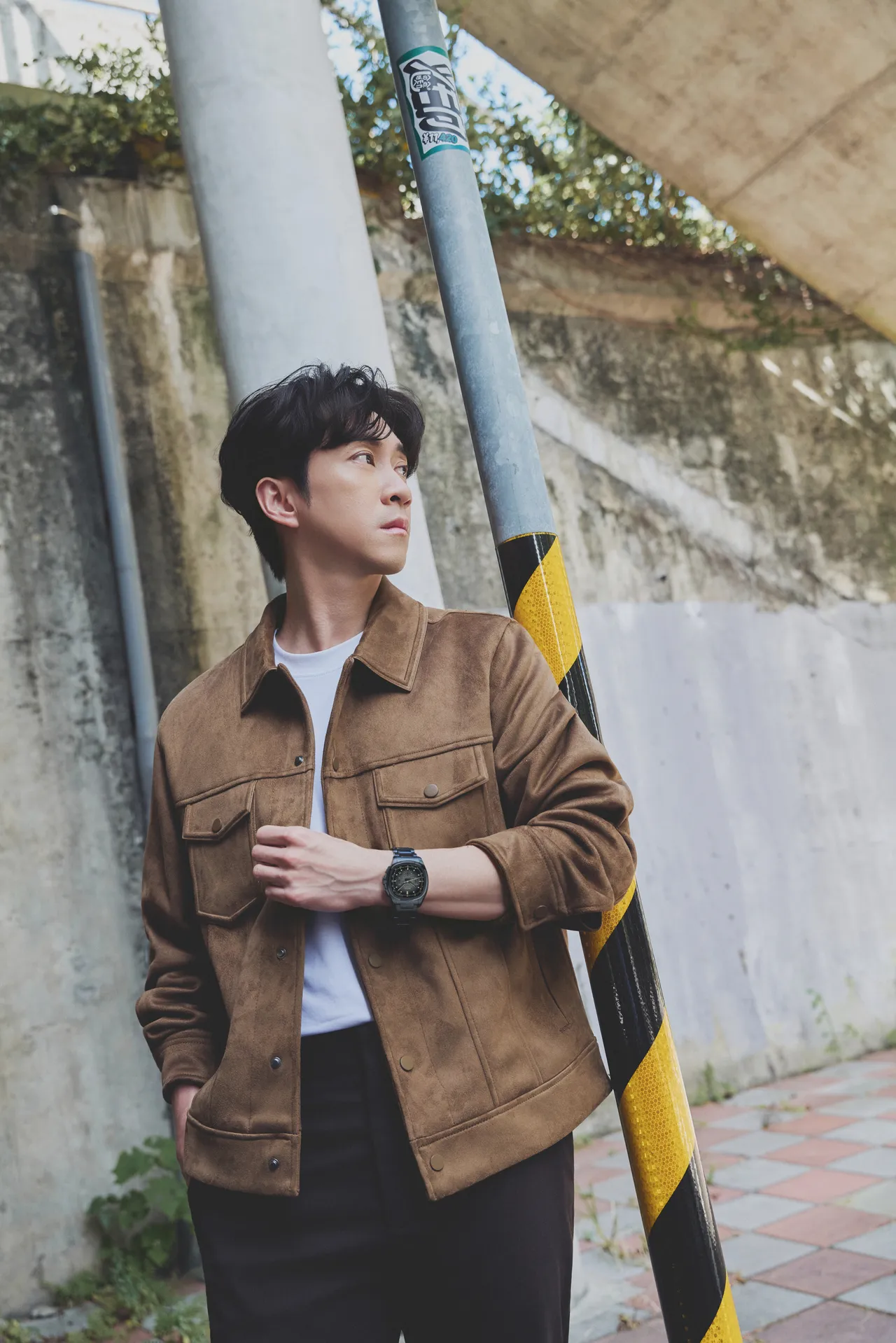 陈汉典配戴MIDO展现沉稳气质。品牌提供