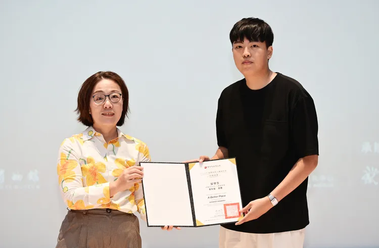 青年組首獎由《留學生》導演黃勇嵻獲獎。臺灣國際人權電影節提供