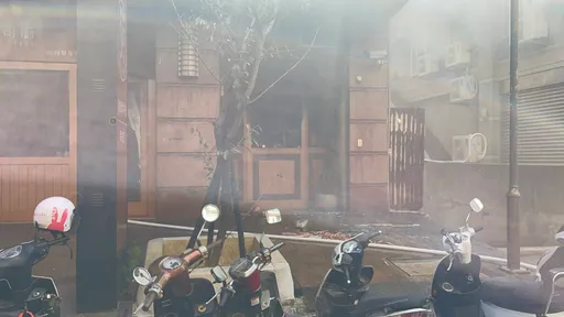 桃园早餐店瓦斯气爆 1男子烧烫伤送医