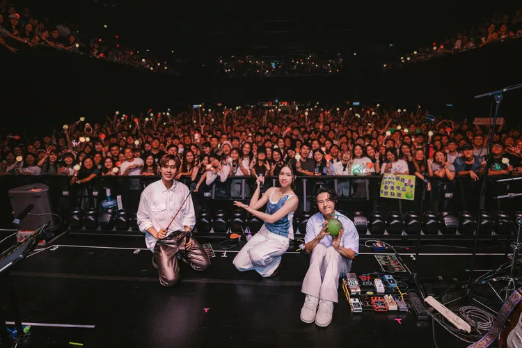 告五人香港站2場吸引2000粉絲同歡。相信音樂提供