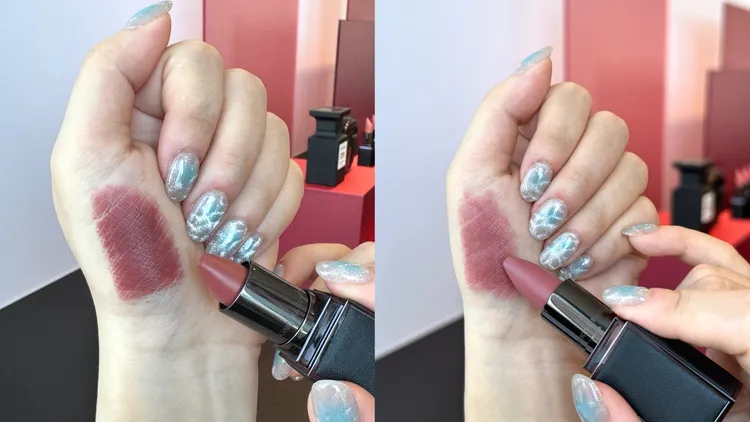 TOM FORD Fucking Fabulous液態唇膏，相當滑順顯色。張家玲攝