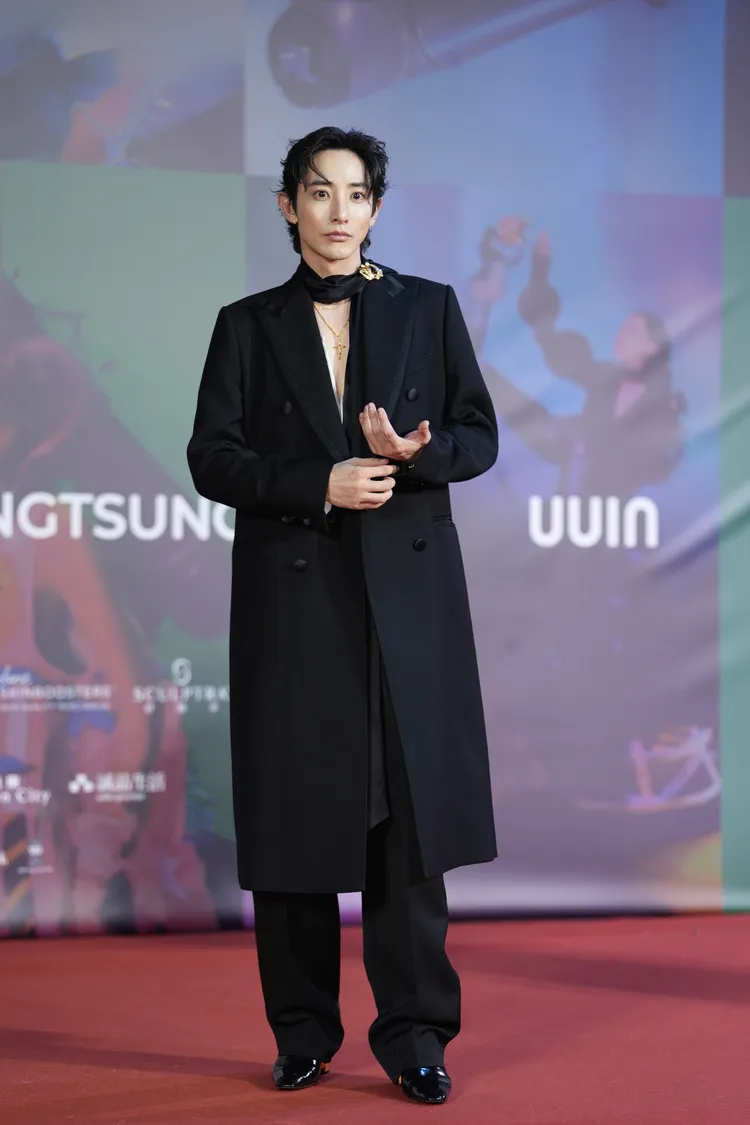 李洙赫出席台北時裝周跨界大秀。彭欣偉攝