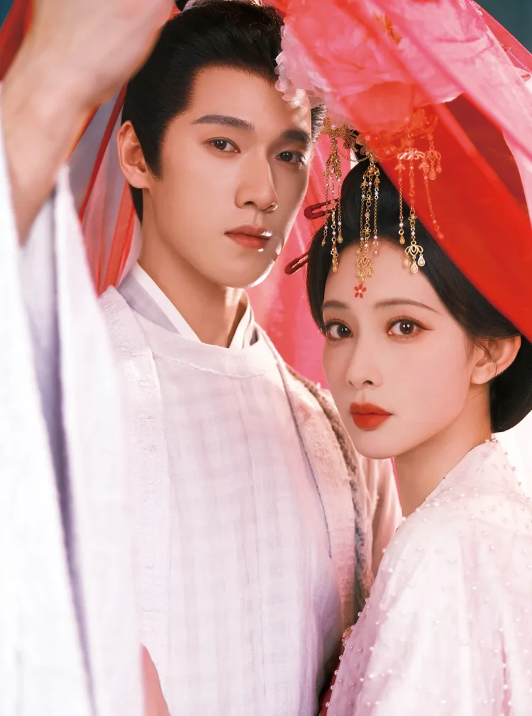 孟子義、李昀銳正在拍攝合作新戲《尚公主》。翻攝《尚公主》微博