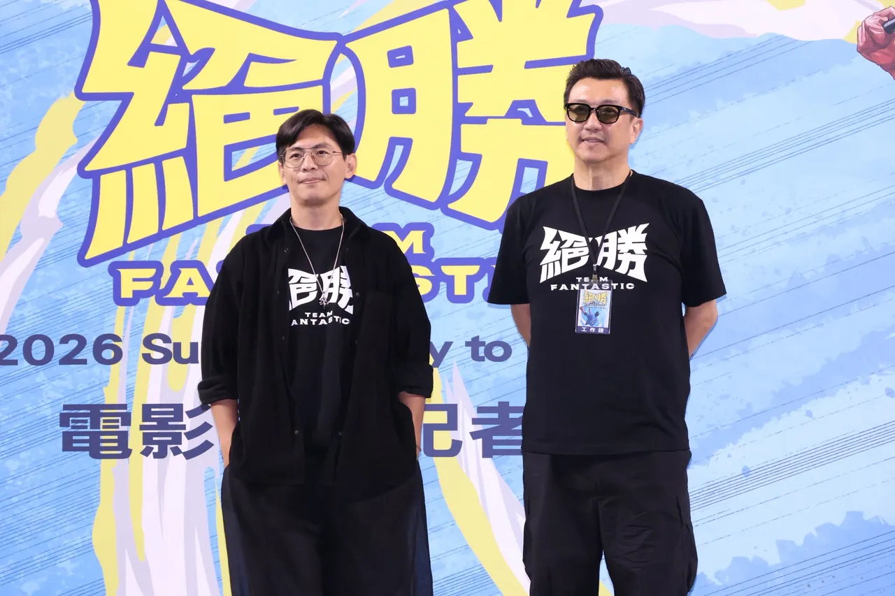 姜瑞智(左)、王維明共同執導。莊宗達攝