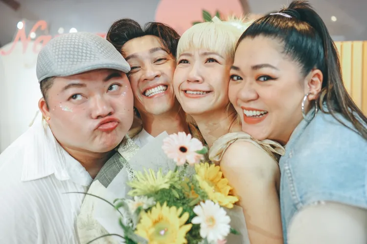 摯友Amanda也到場祝賀。天地合娛樂、民間友人提供