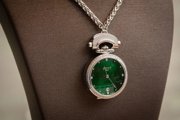 BOVET Miss Audrey Sweet Art（GPHG 2021女士腕錶獎入圍）。品牌提供