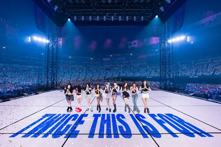 TWICE展開第6次世界巡演《THIS IS FOR》。翻攝TWICE JAPAN OFFICIAL X