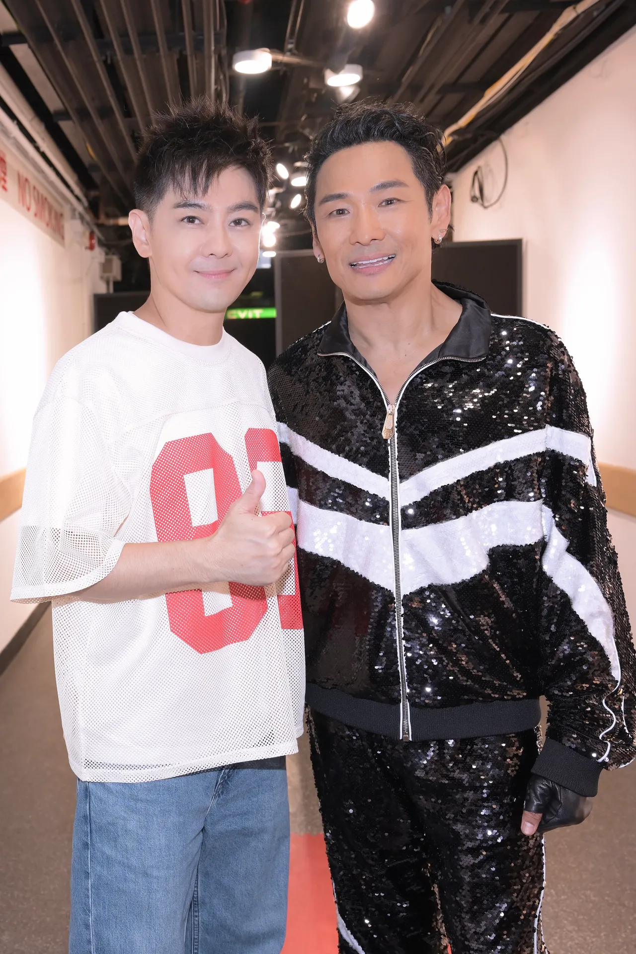 林志颖(左)和杜德伟多年好友。杜德伟Get up演唱会主办方提供