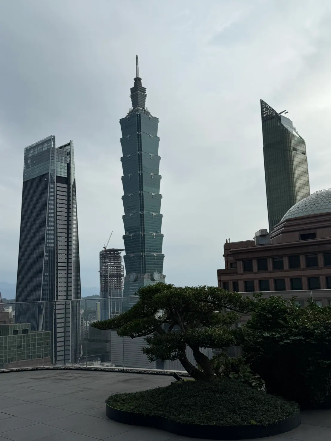 陶朱隐园比邻台北101大楼。读者独家提供