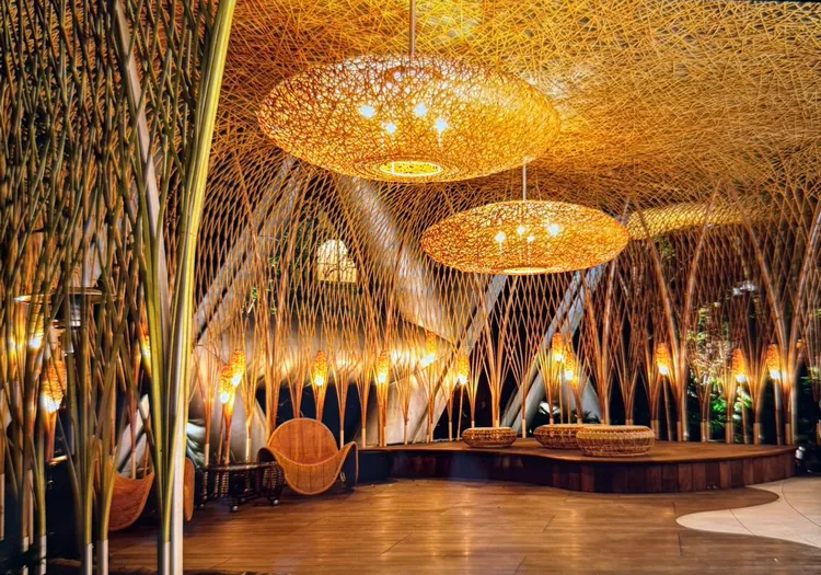 陶朱隱園內部豪華裝潢。讀者獨家提供