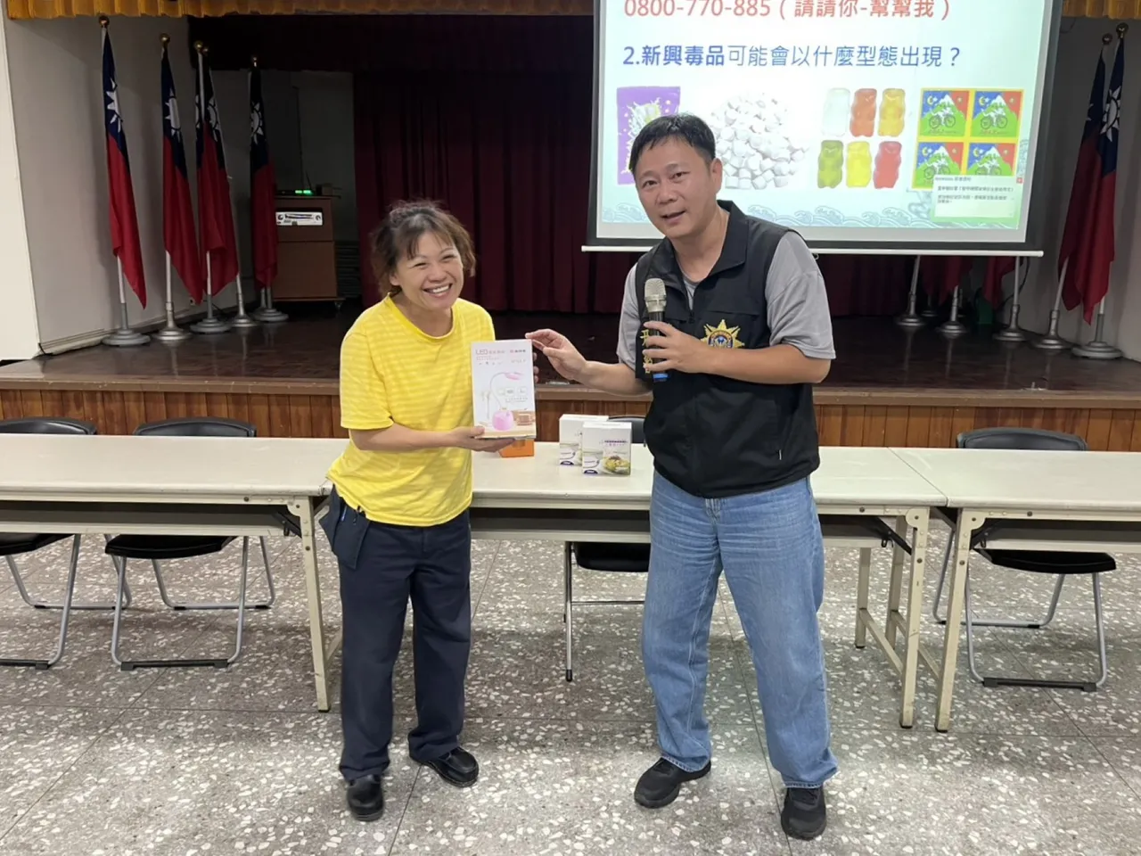透过有奖征答,让犯罪预防观念更为深刻,也能有所警觉并协助通报。翻摄画面