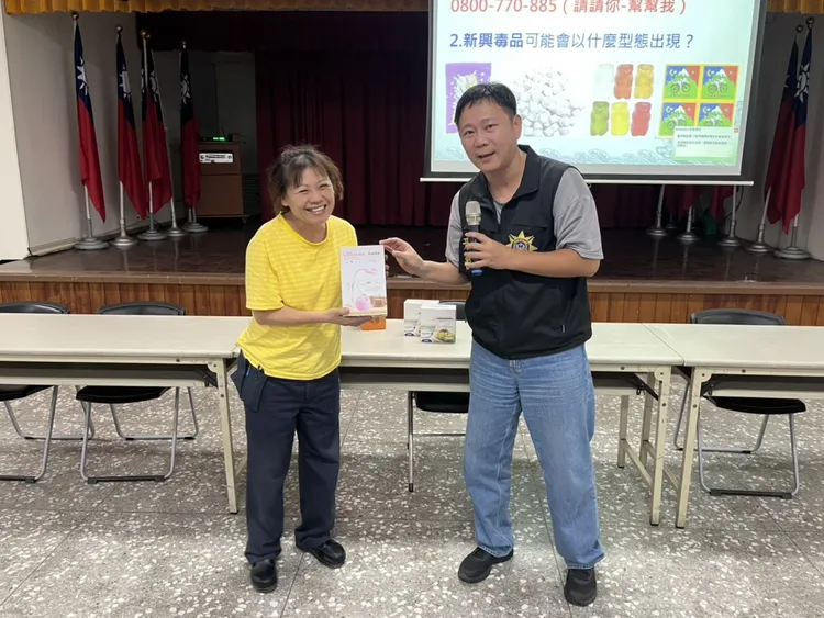 透過有獎徵答，讓犯罪預防觀念更為深刻，也能有所警覺並協助通報。翻攝畫面